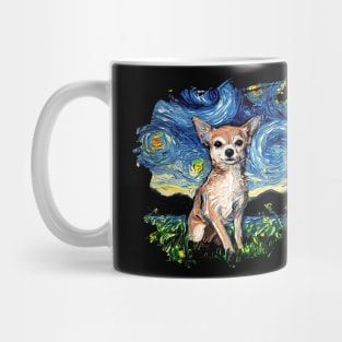 Chihuahua Starry Night with border Mug